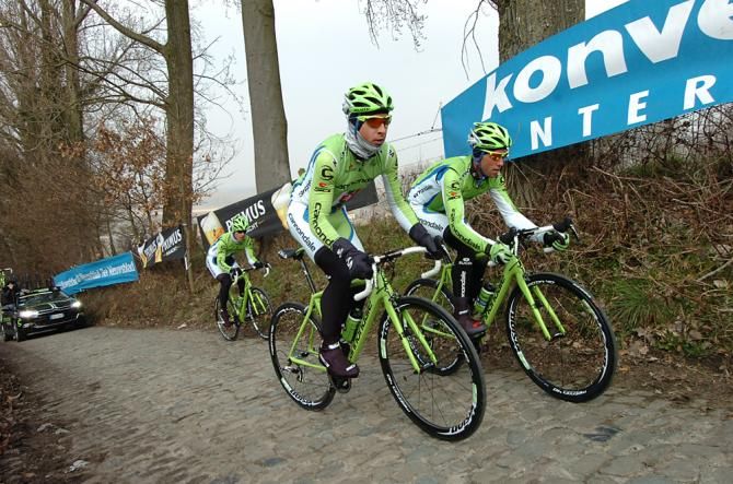 Cannondale on the Koppenberg