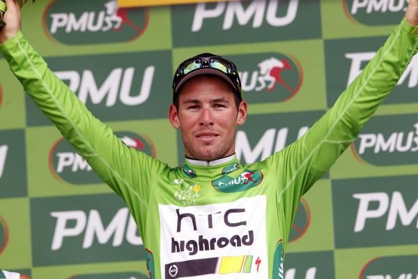 Mark Cavendish (HTC-Columbia) in green again