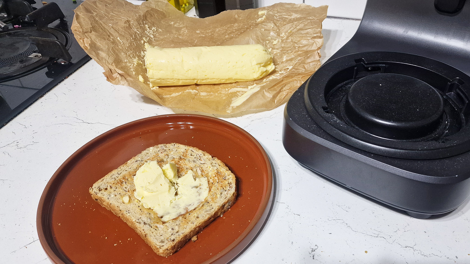 Making butter in the Ooni Halo Pro stand mixer