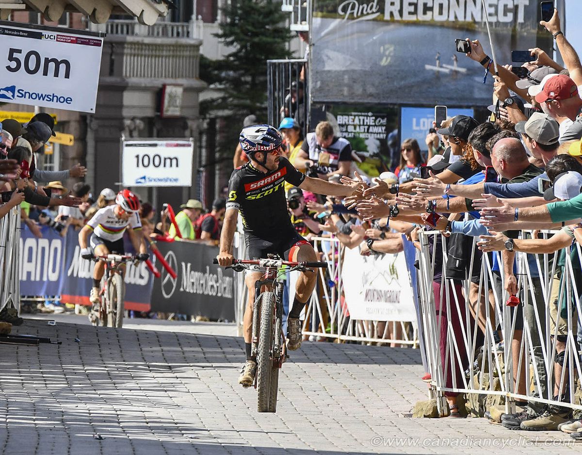 Maxime Marotte finishing 3rd and Henrique Avancini 4th