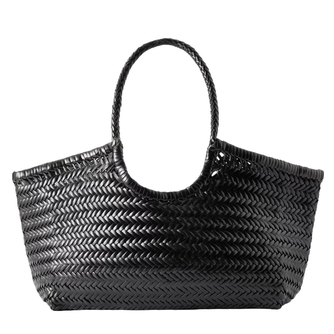 Dragon Diffusion Nantucket large woven leather tote