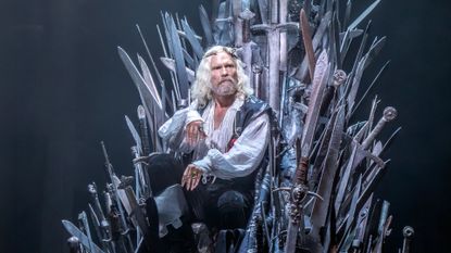 A photo of a The Mad King performance.