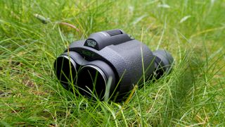 Fujifilm Fujinon Techno-Stabi TS16x28WP binocular on grass