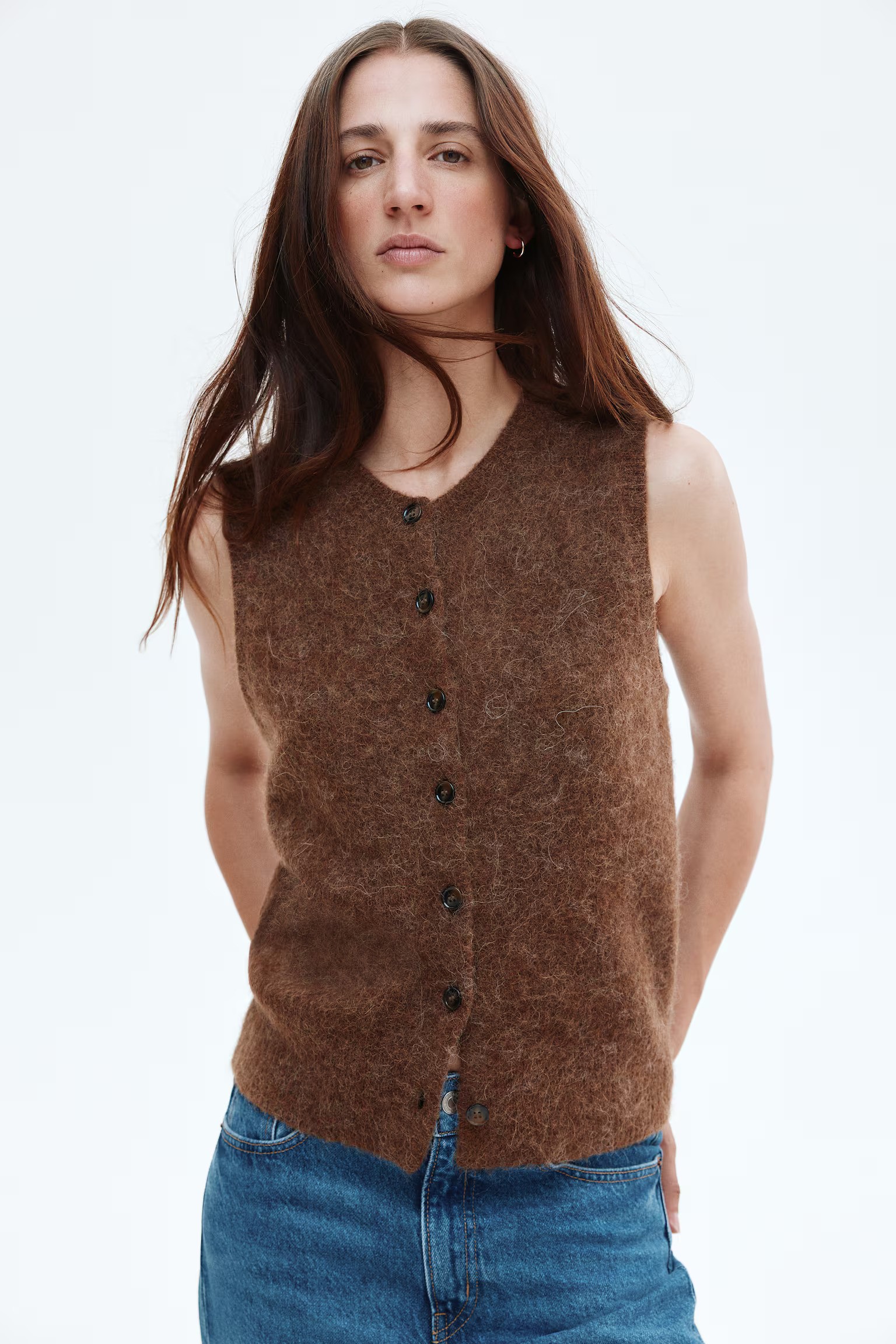 H&amp;amp;M, Alpaca-Blend Waistcoat