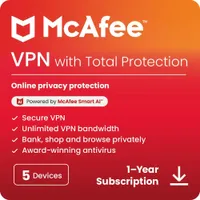 McAfee VPN with Total Protection