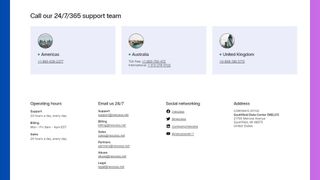 Nexcess customer support page