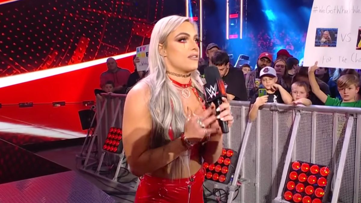 Liv Morgan on Monday Night Raw