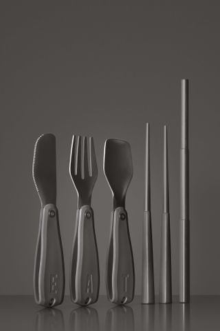 Otherware by Pharrell and Snarkitecture black cutlery