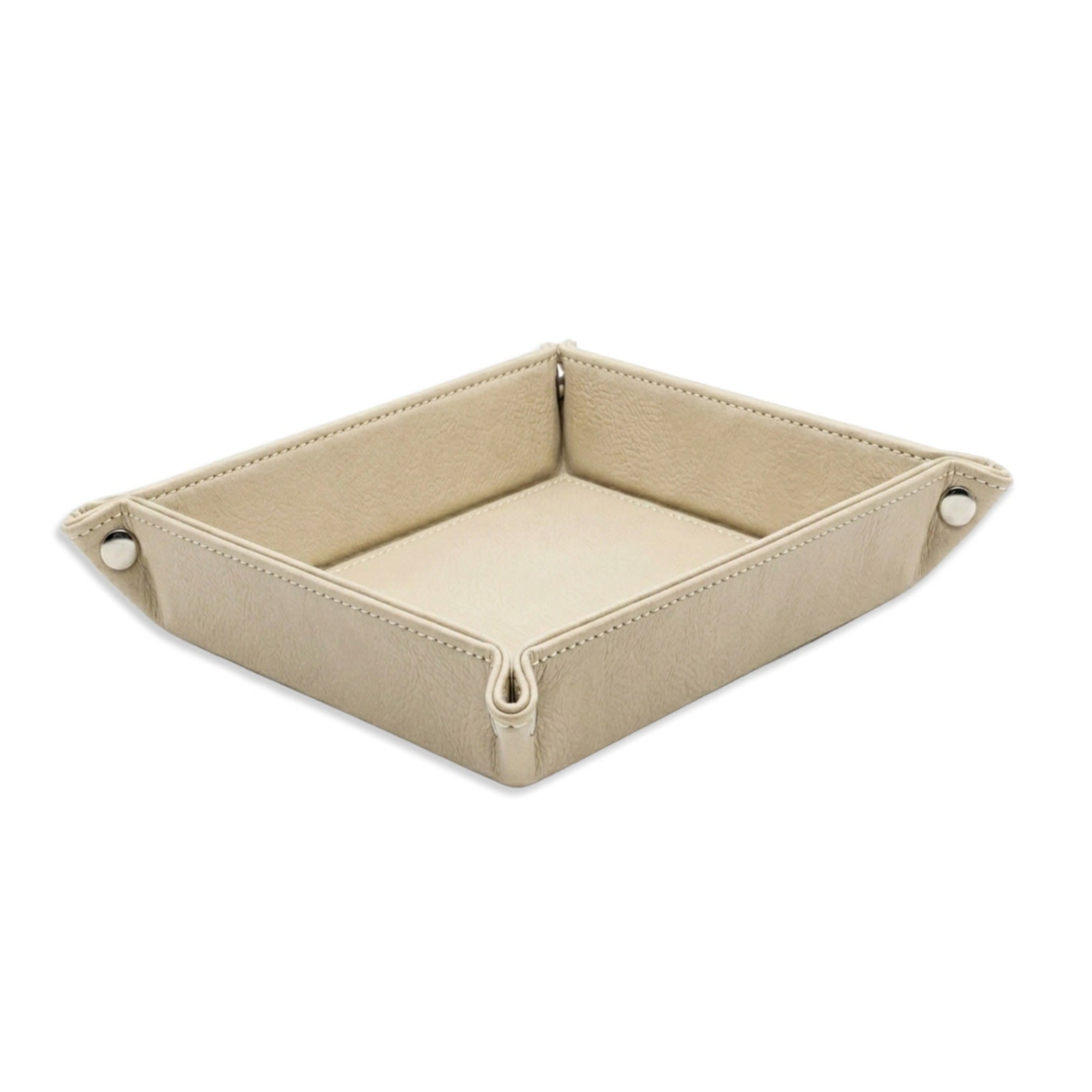 a cream valet tray