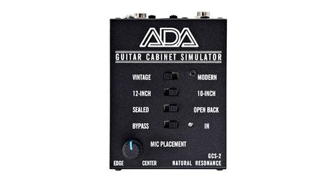 The cabinet simulator on test is a compact stompbox-sized unit with connections round the back and four two-way switches plus a single knob on the top surface.