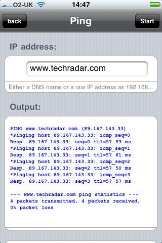 Network ping lite