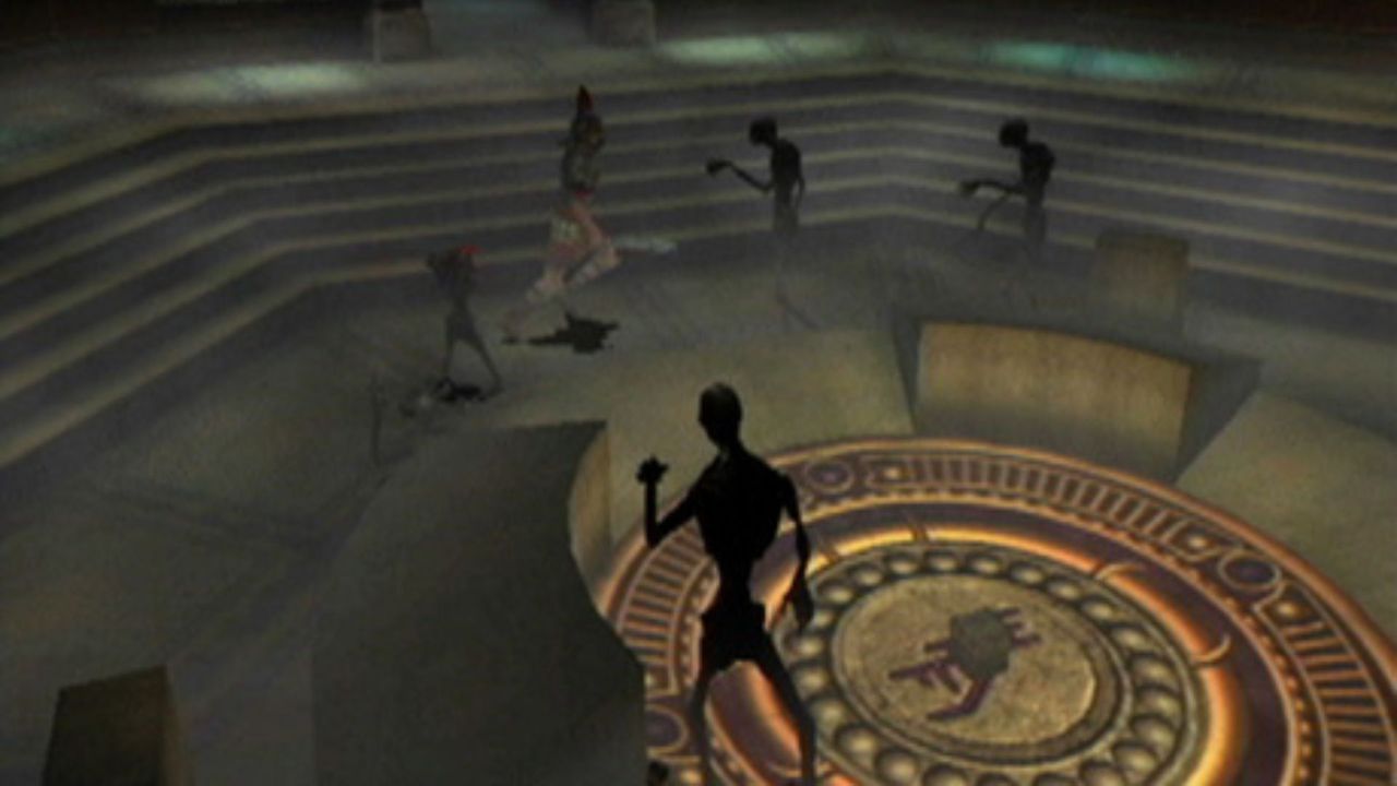 Art and screenshots from horror game Eternal Darkness