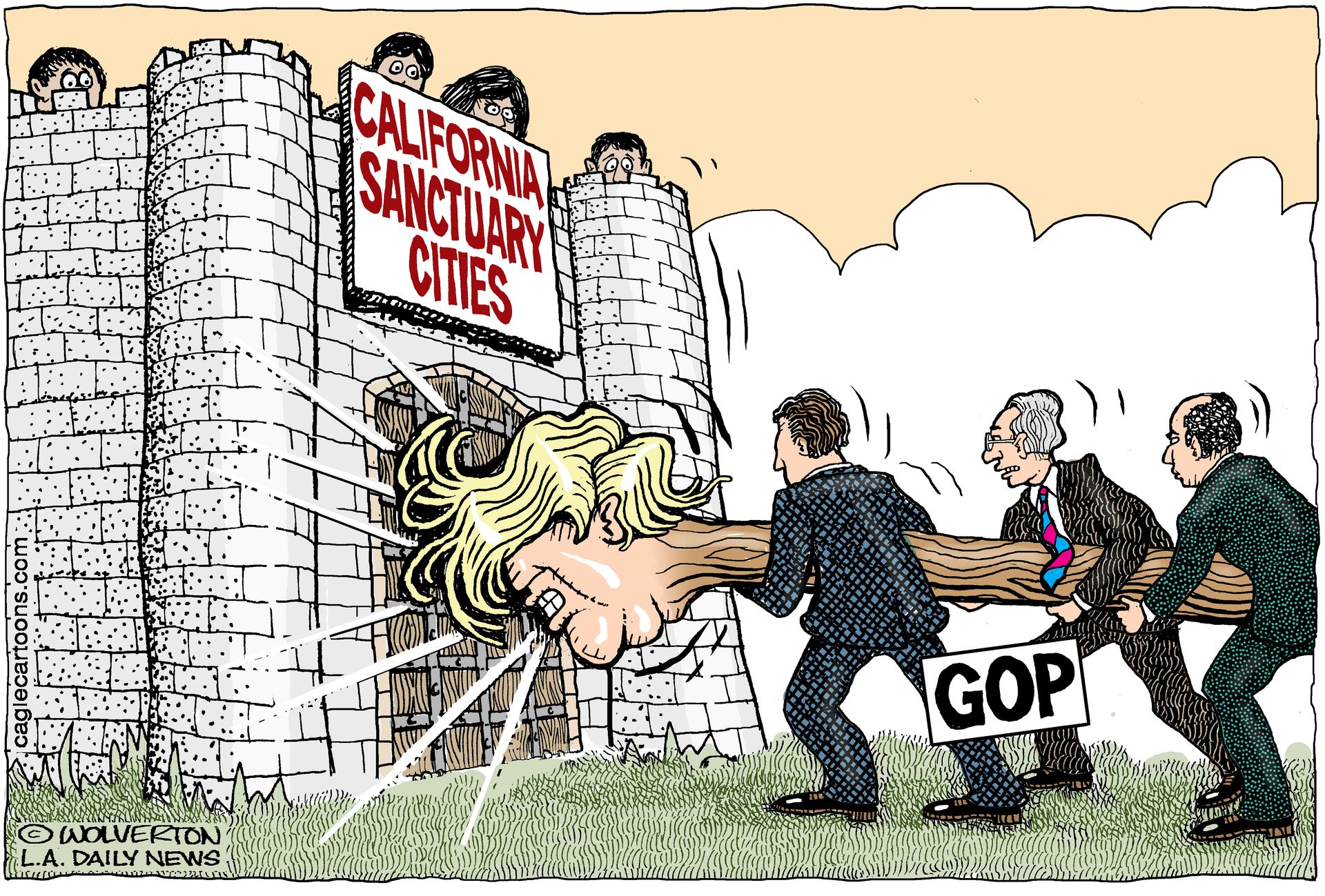 Political Cartoon U.S. Donald Trump GOP California | The Week