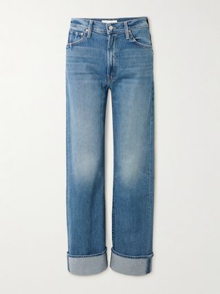 The Dodger Skimp Cuff High-Rise Straight-Leg Jeans