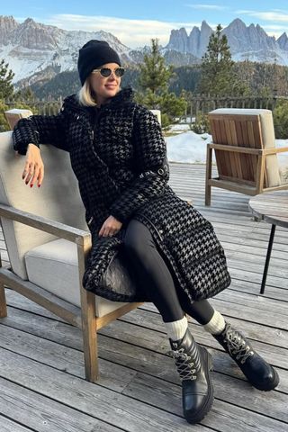 @ingridwilkinson in Prada puffer jacket