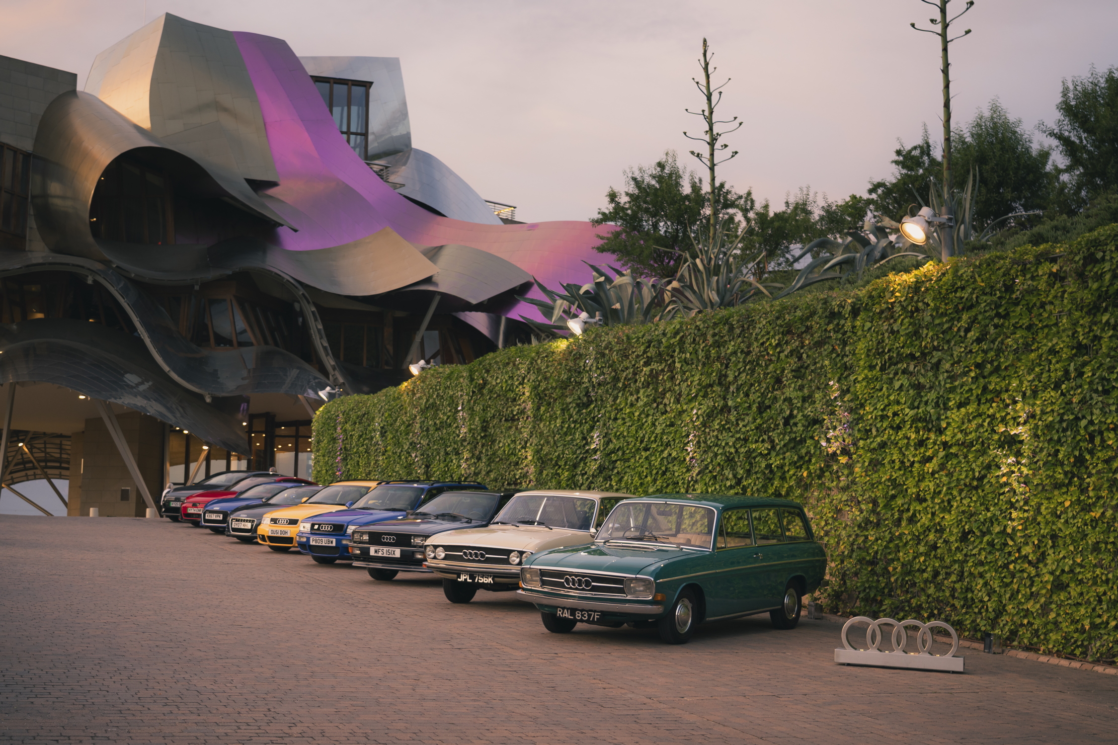 Audis in Bilbao, having a lovely time