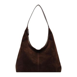 Gsenhui Wildledertasche für Damen, braune Wildleder-Einkaufstasche, Slouch-Tasche, Wildleder-Hobo-Tasche, Damen-Hobos-Umhängetasche, Uni-Tasche, Vintage-Wildleder-Handtasche