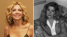 natasha richardson on a split screen in 2005 and in the 80s