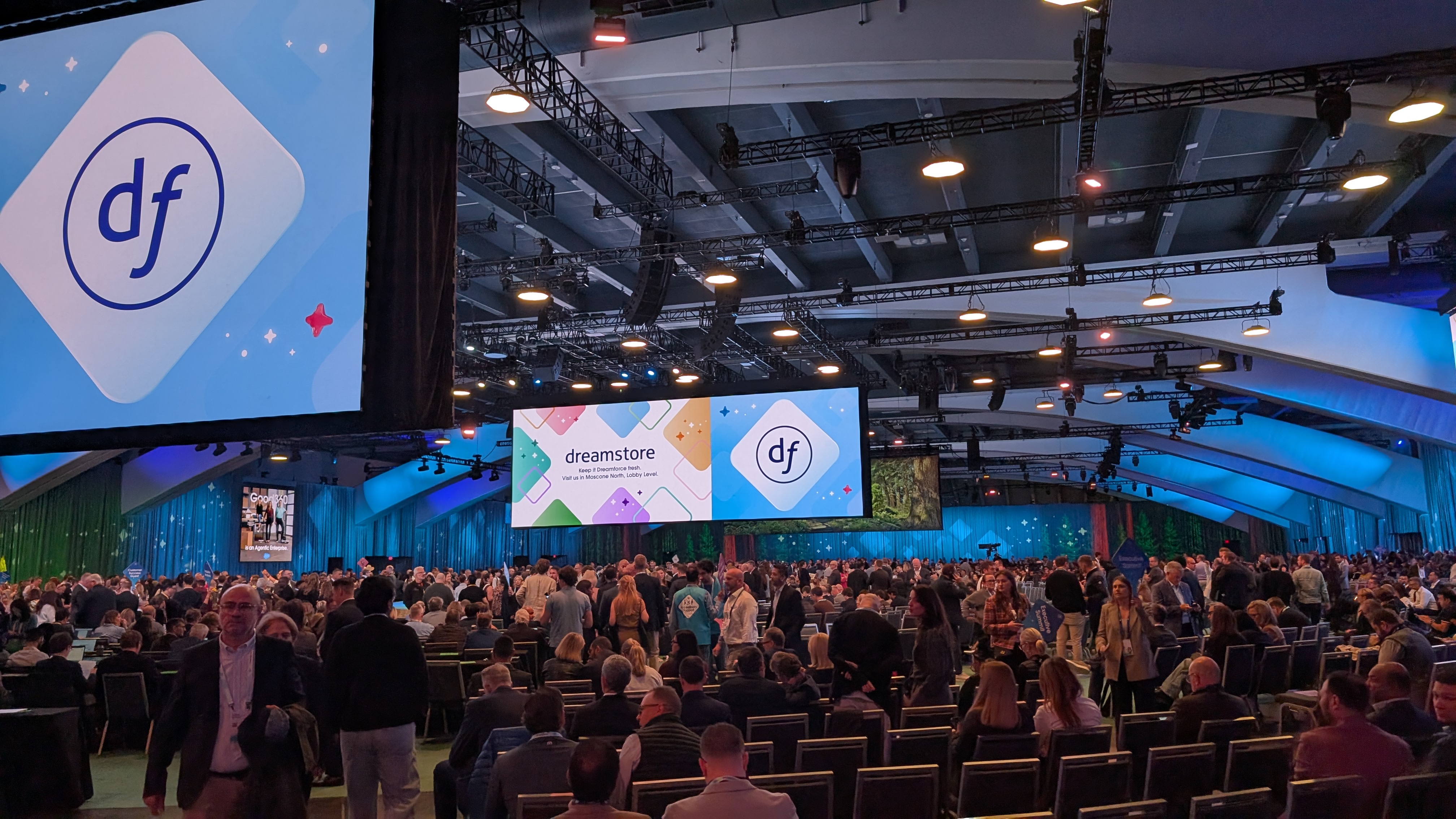 The keynote hall at Salesforce Dreamforce 2025.