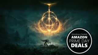 Elden Ring key art with text reading "Windows Central Amazon Prime Day deals"