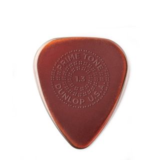 A Jim Dunlop Primetone 1.3mm guitar pick