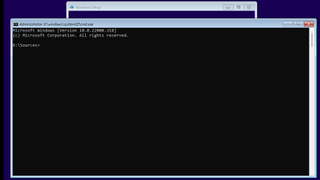 Launching Command Prompt from Windows Setup