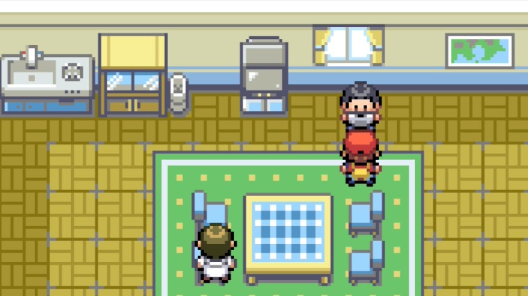 Trainer in Route 2 house in Pok&amp;eacute;mon FireRed and LeafGreen