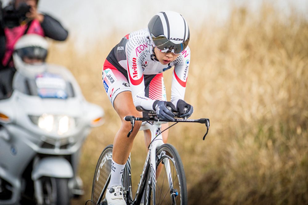Wiggle High5's Mayuko Hagiwara (Japan) wins Asian time trial title