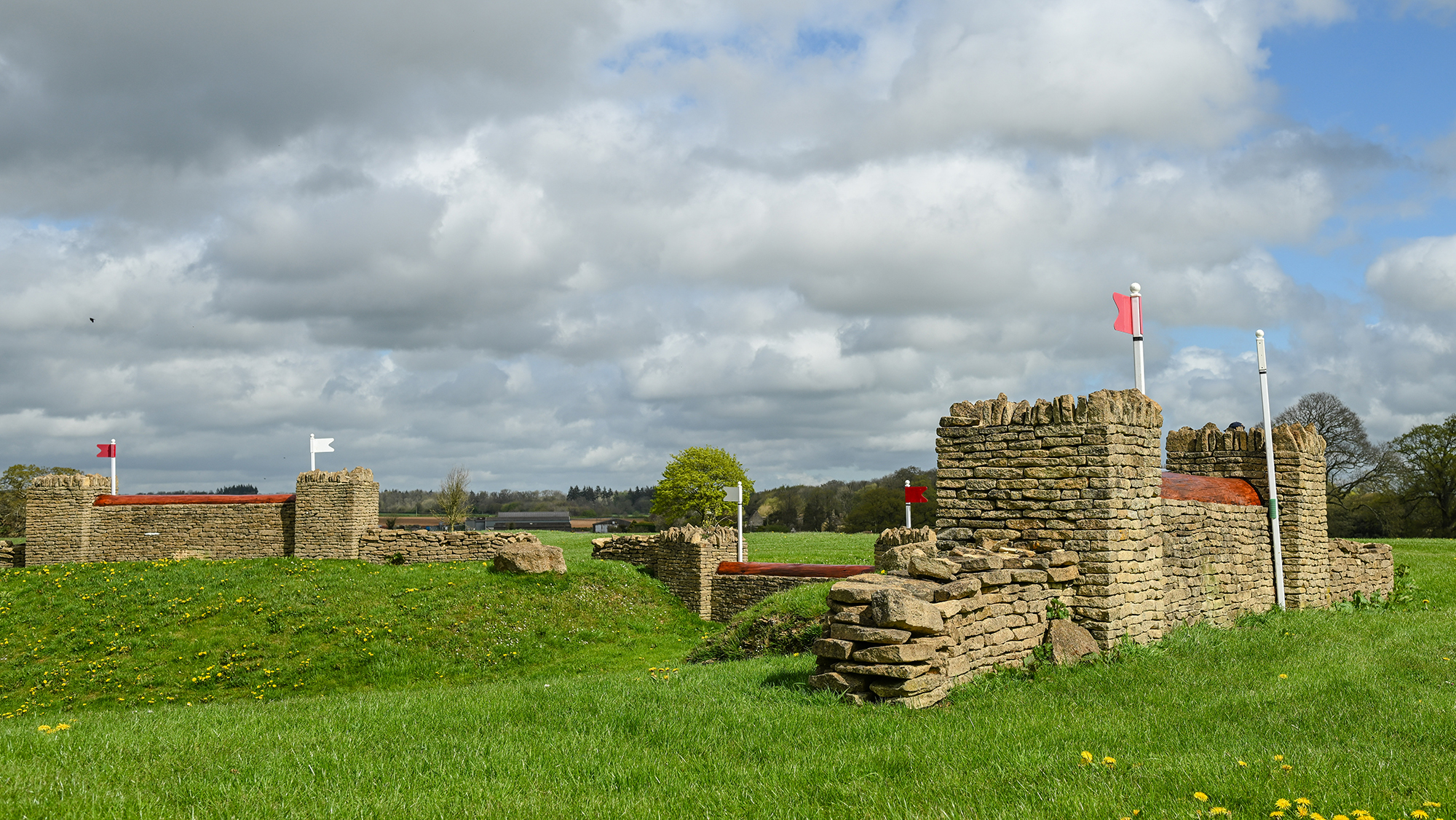 Badminton Horse Trials cross-country course 2026 fence four