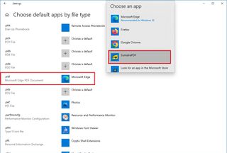 Change PDF default app on Windows 10