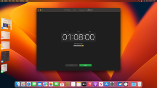 Clock app in macOS Ventura