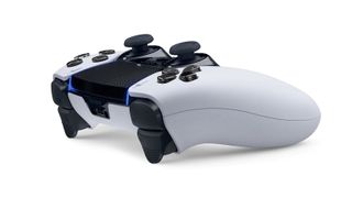 A image of the Sony DualSense Edge controller from the side.