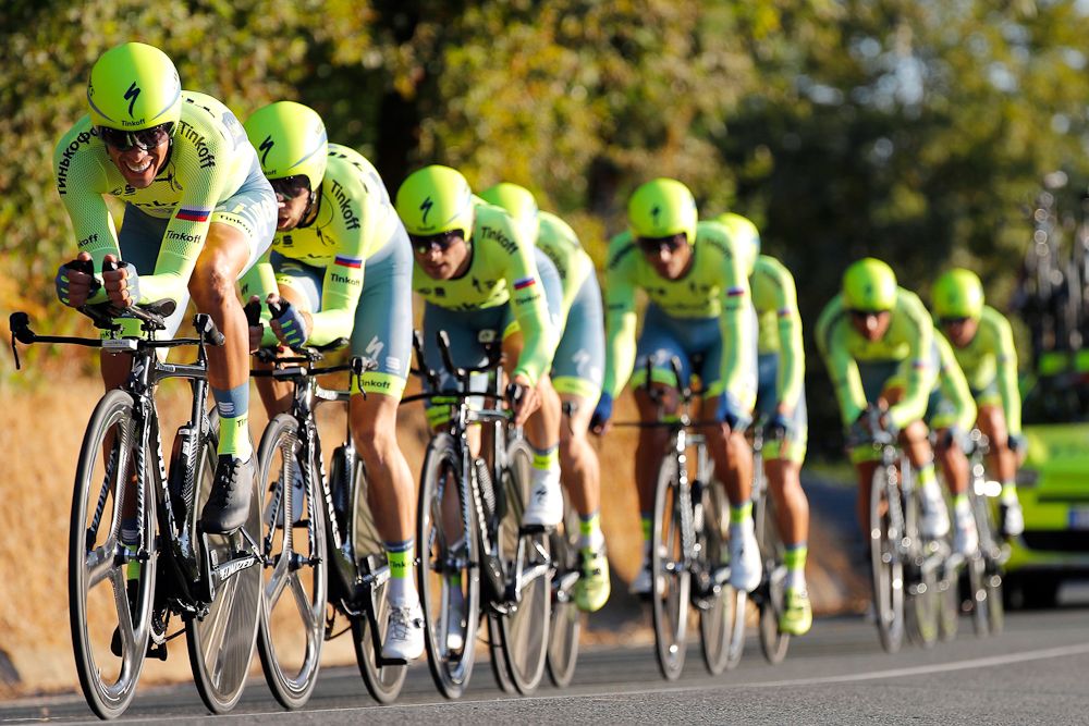 Tinkoff finished ninth, 52 seconds down