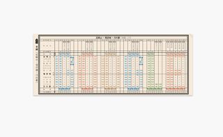 121st anniversary of the first published timetable in Japan doodle