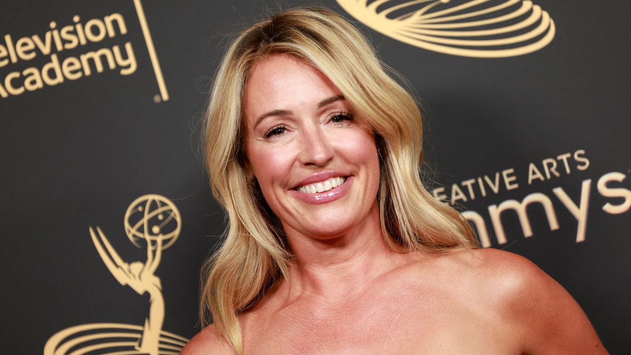 UK television personality and actress Cat Deeley attends the first day of the 74th Primetime Creative Arts Emmy Awards at the Microsoft Theater in Los Angeles, on September 3, 2022.