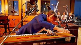 Lachy Doley playing his whammy clavinet