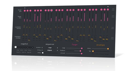 The Flanger Gate buttons are effectively per-step bypass toggles for the flanger, and can be used to create choppy patterns