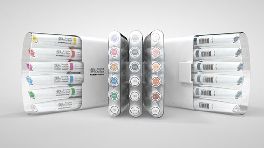 Winsor & Newton's aim was to design the new makers so they would not look out of place next to an iPad or Mac