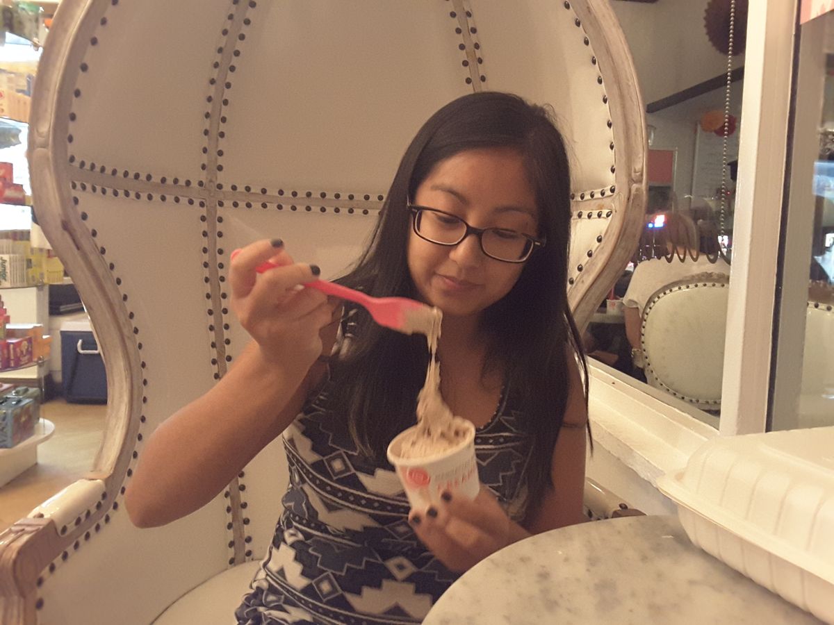 It can't even keep up with the slow drip of ice cream
