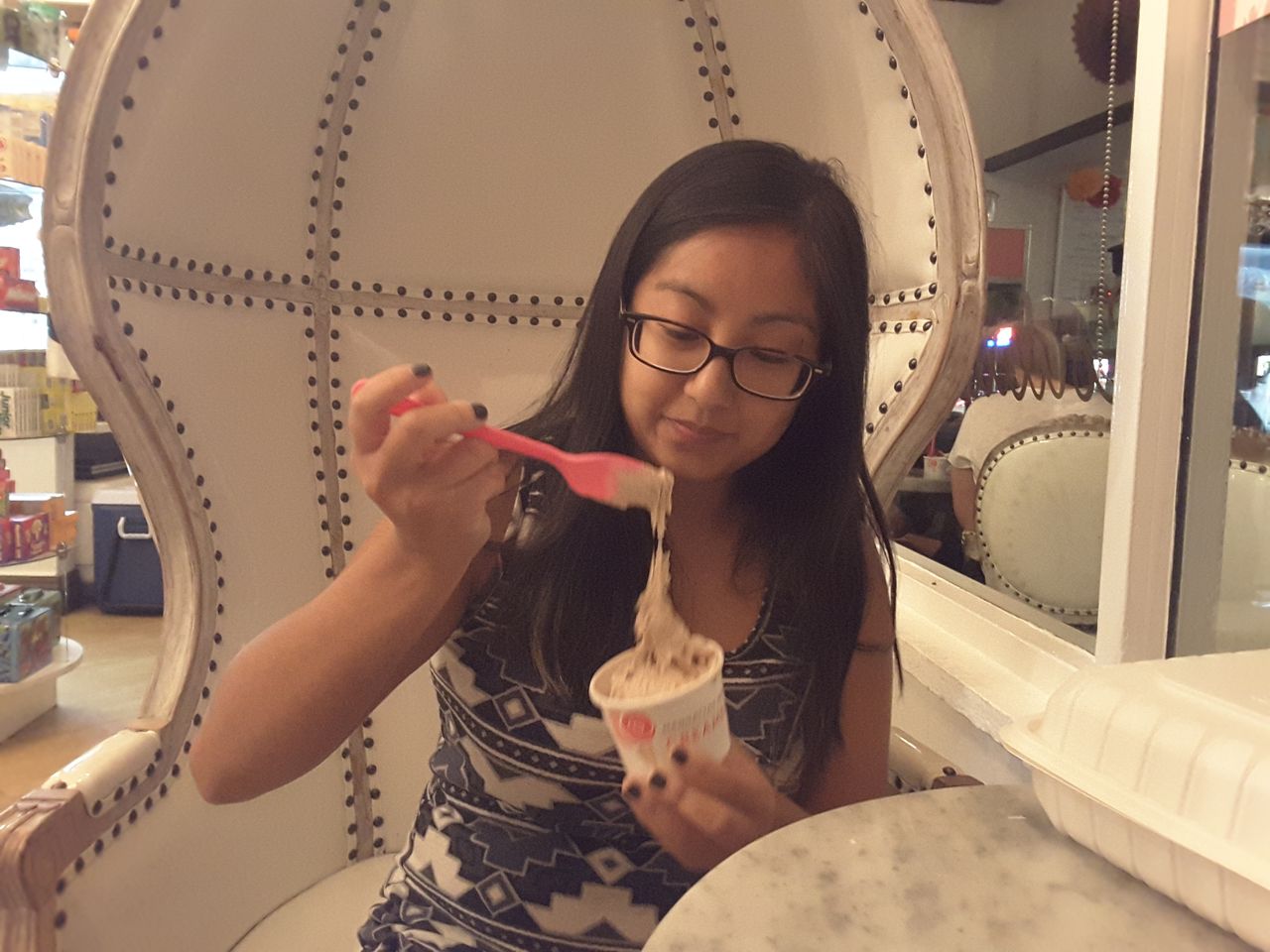 It can't even keep up with the slow drip of ice cream