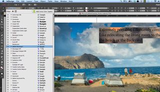 You can now use Typekit's desktop fonts directly within InDesign