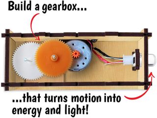 STEM Lab hand crank flashlight kit