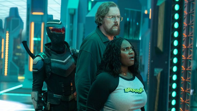 Adebayo, John Economos, and Vigilante in Peacemaker season 2