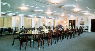 The Royal Yacht Britannia State Dining Room