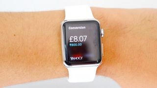 Siri on Apple Watch Showing Conversion