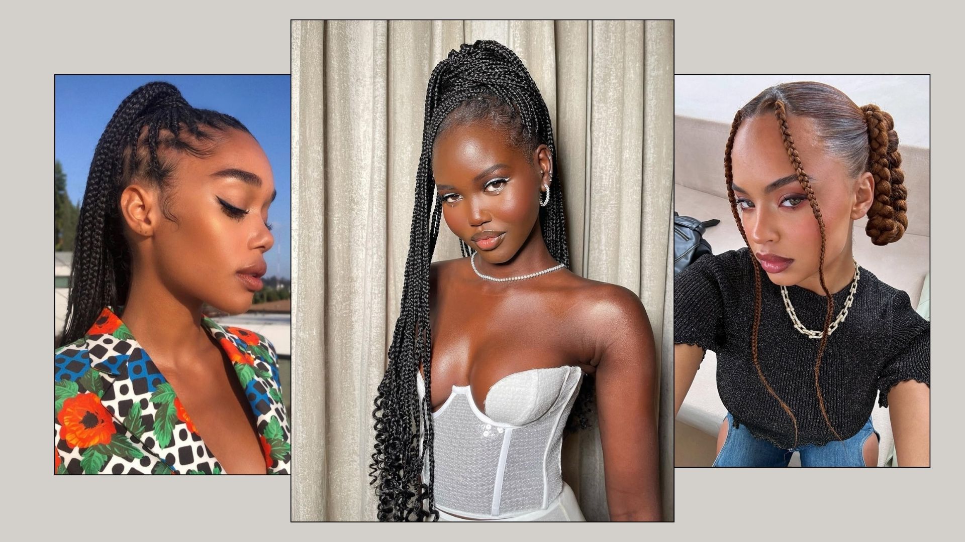 Laura Harrier, Adut Akesh and Paola Locatelli