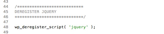 You may need to de-register WordPress' original copy of jQuery