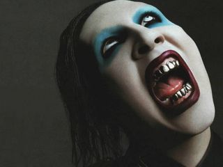 Manson likes to write on walls