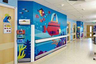 University College Hospital mural