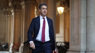 Energy Security and Net Zero Secretary Ed Miliband arrives for the weekly cabinet meeting at 10 Downing Street